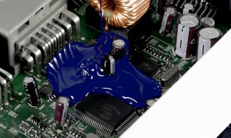 PCBA conformal coating dam process Solder mask coating DIP Component fixin Introduction To PCBA Three Antigum